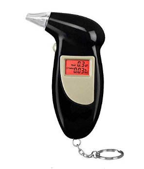 Digital Alcohol Breathalyzer Key Chain Detector