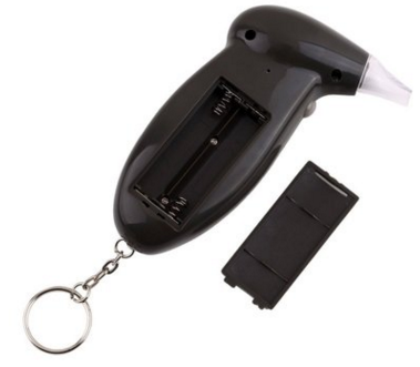 Digital Alcohol Breathalyzer Key Chain Detector